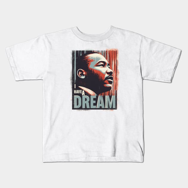 I Have A Dream Kids T-Shirt by Vehicles-Art